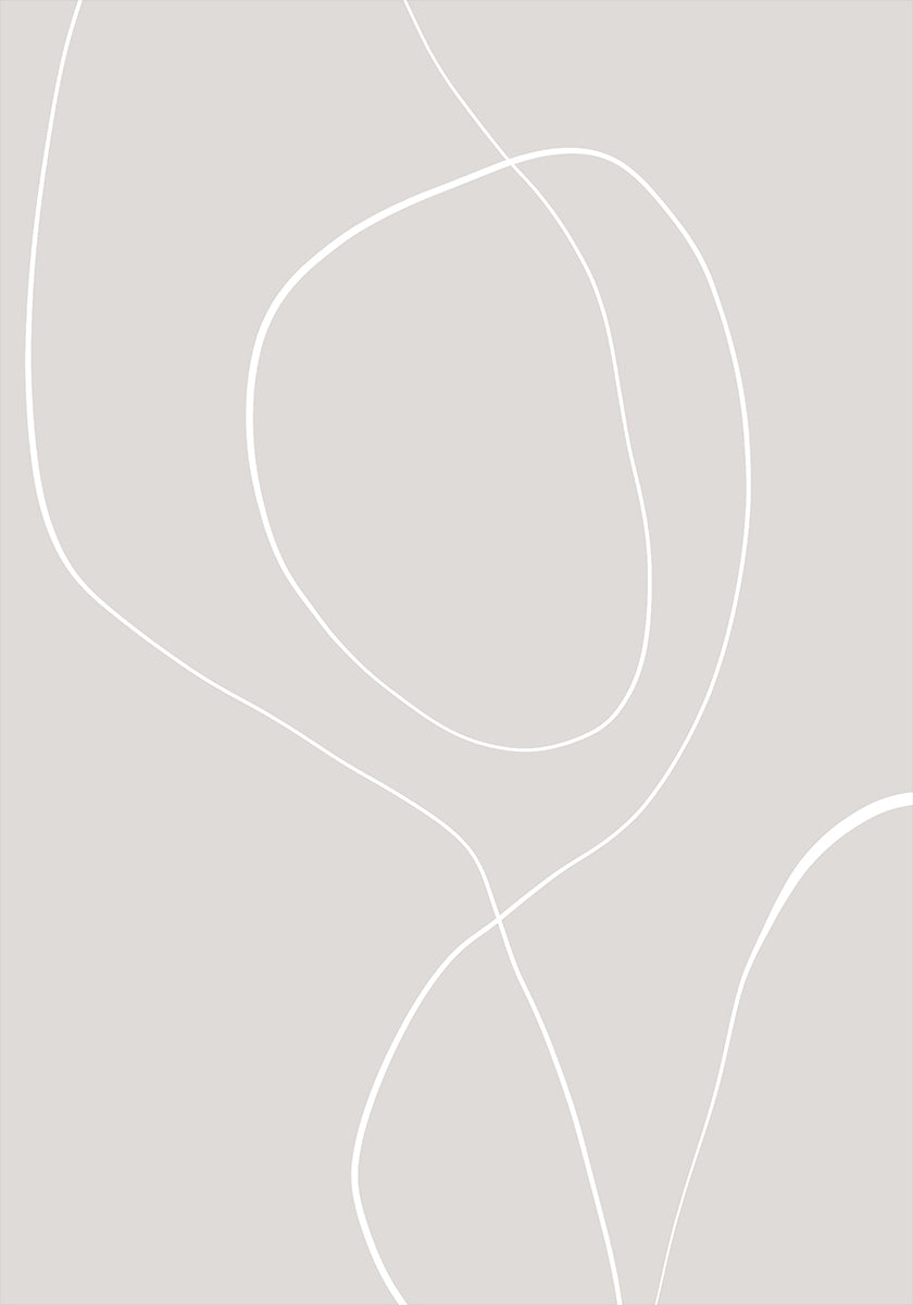 Flowing Lines Harmony Poster