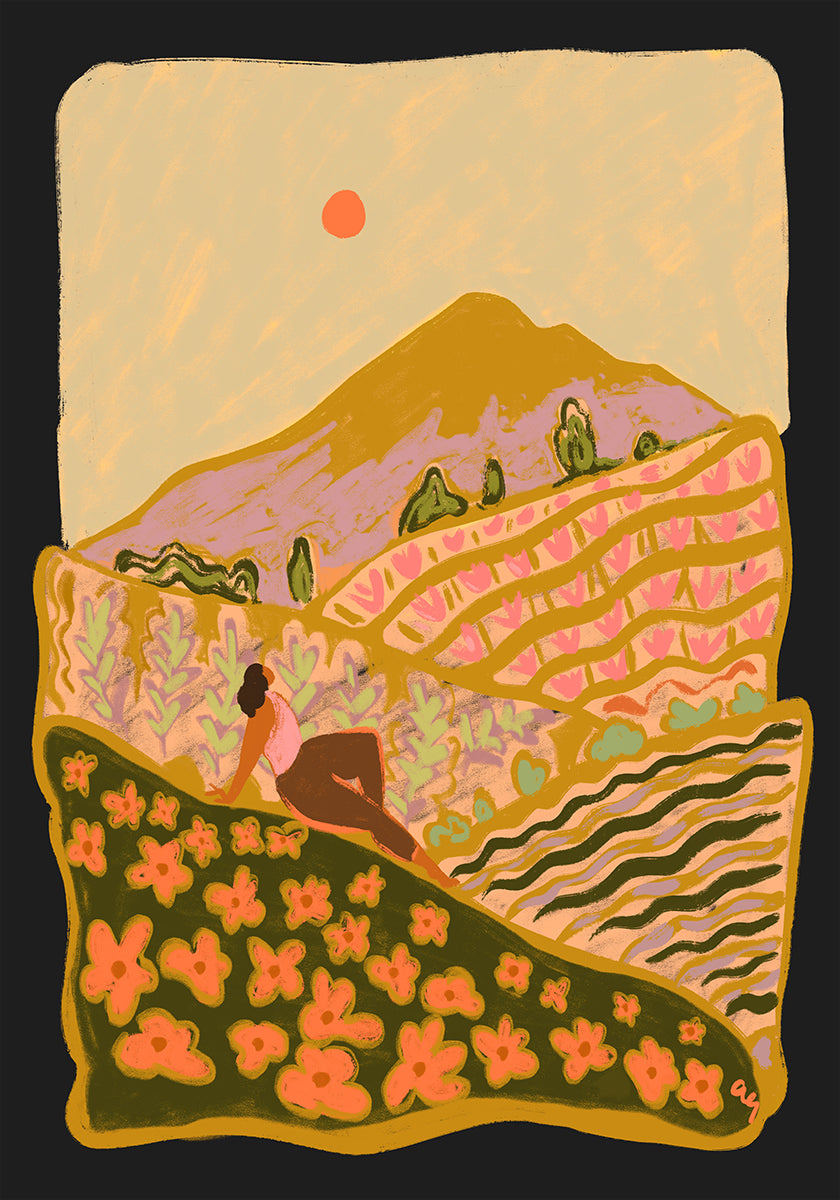 Field Of Flowers Poster