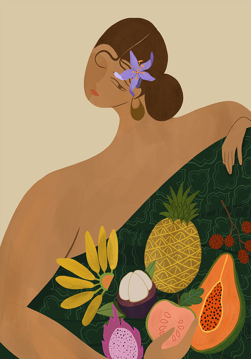 Fruit Seller Poster