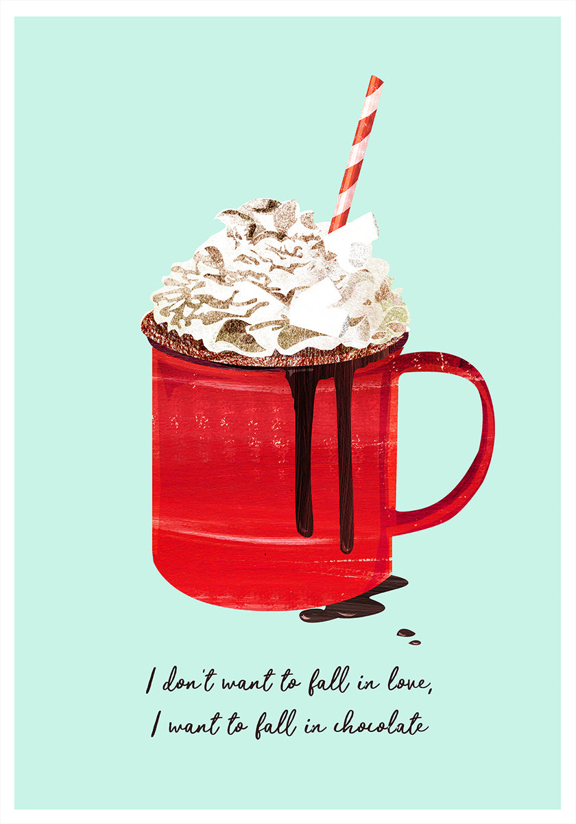 Fall In Chocolate Poster