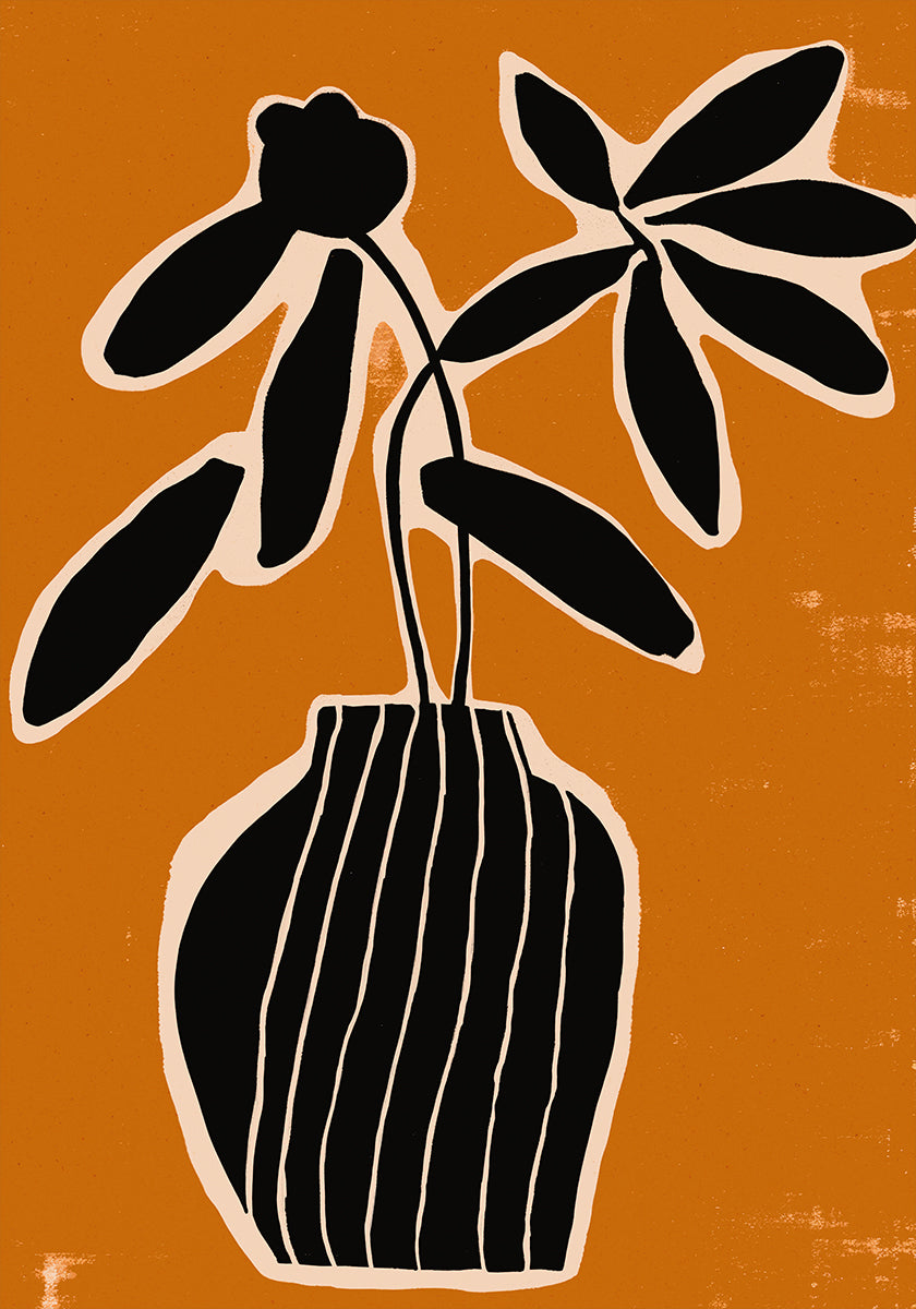 Ochre Still lIfe No 2  Poster