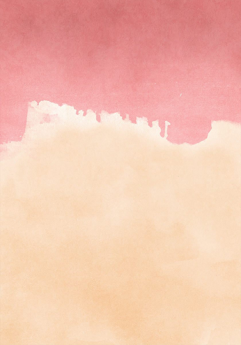 PEACHY PINK SKIES Poster