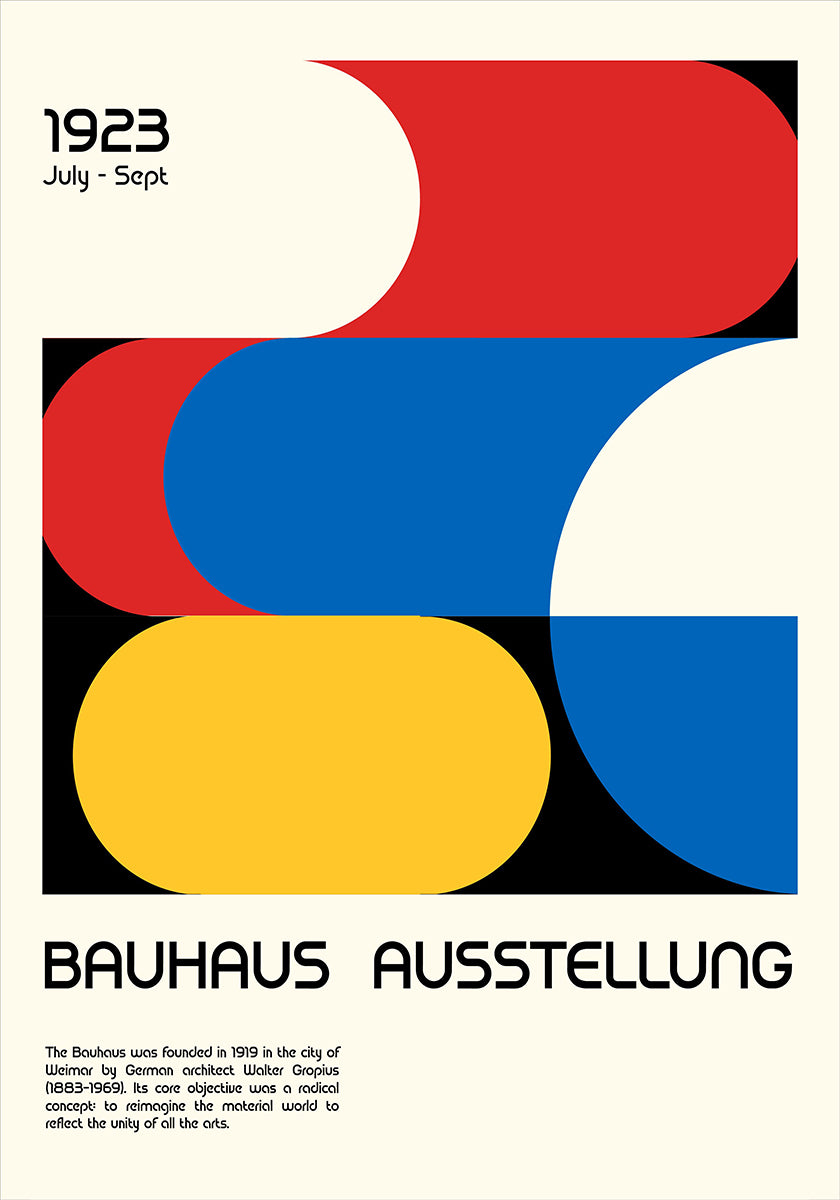 Bauhaus Ausstellung 1923 Poster