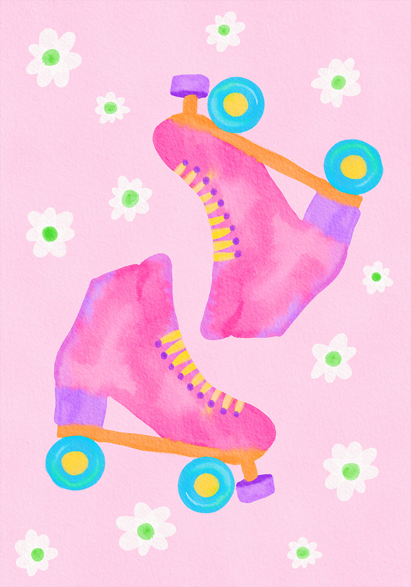 Roller Skates Pink
