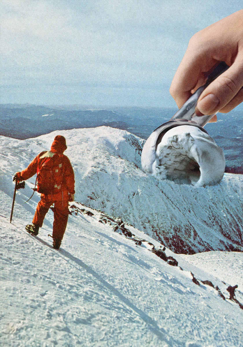 Ice Cream Mountain - Cookies & Cream Poster