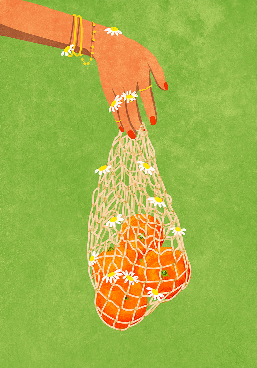 Fresh Oranges  Poster