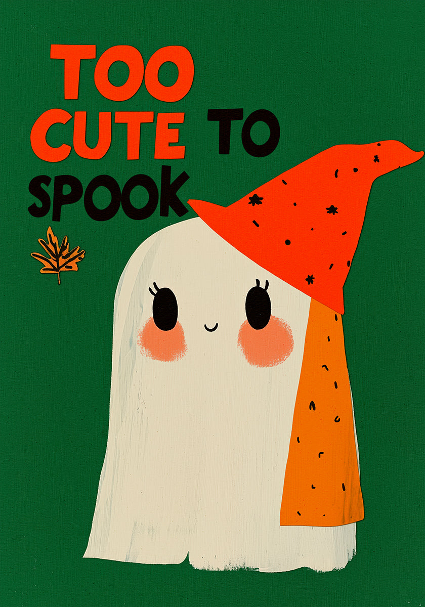 Charming Ghost Whimsy Poster