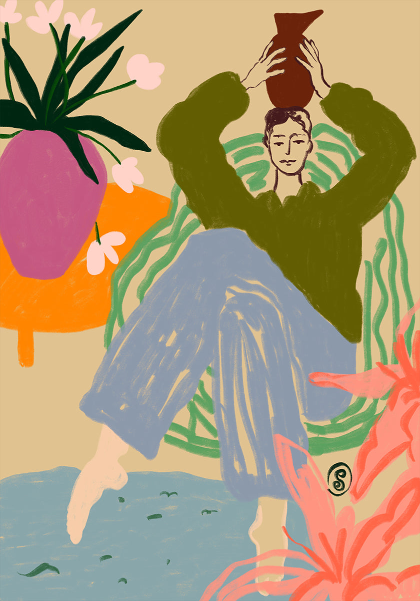 Woman With Vessel