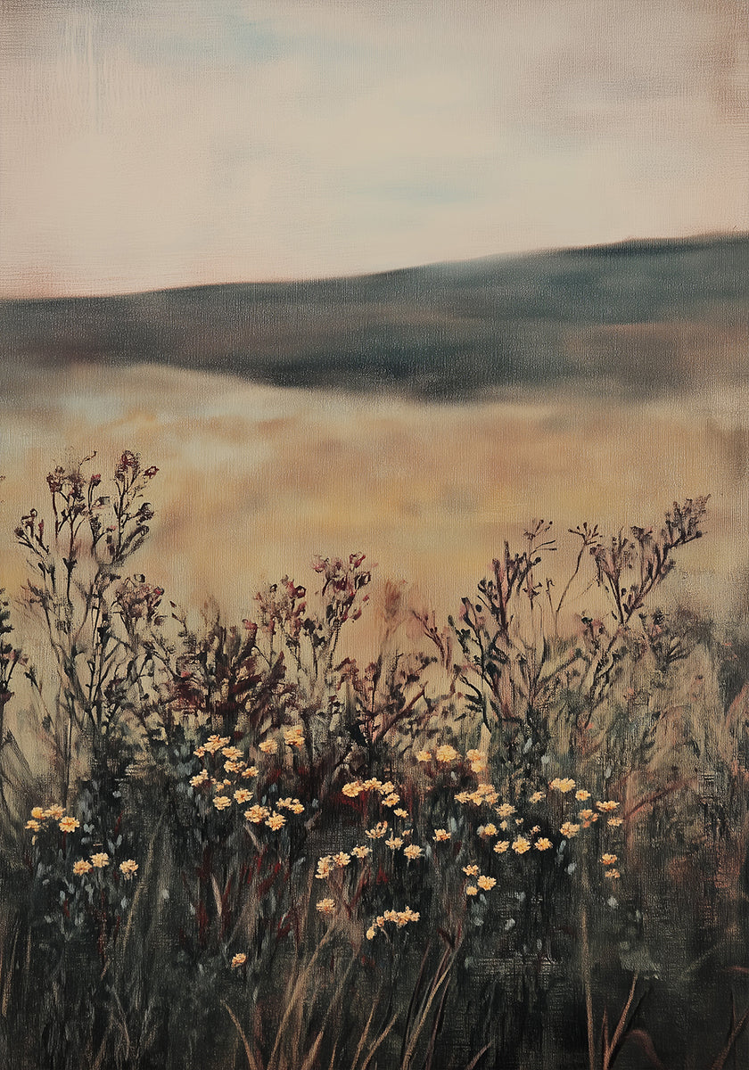 Landscape Flower Poster