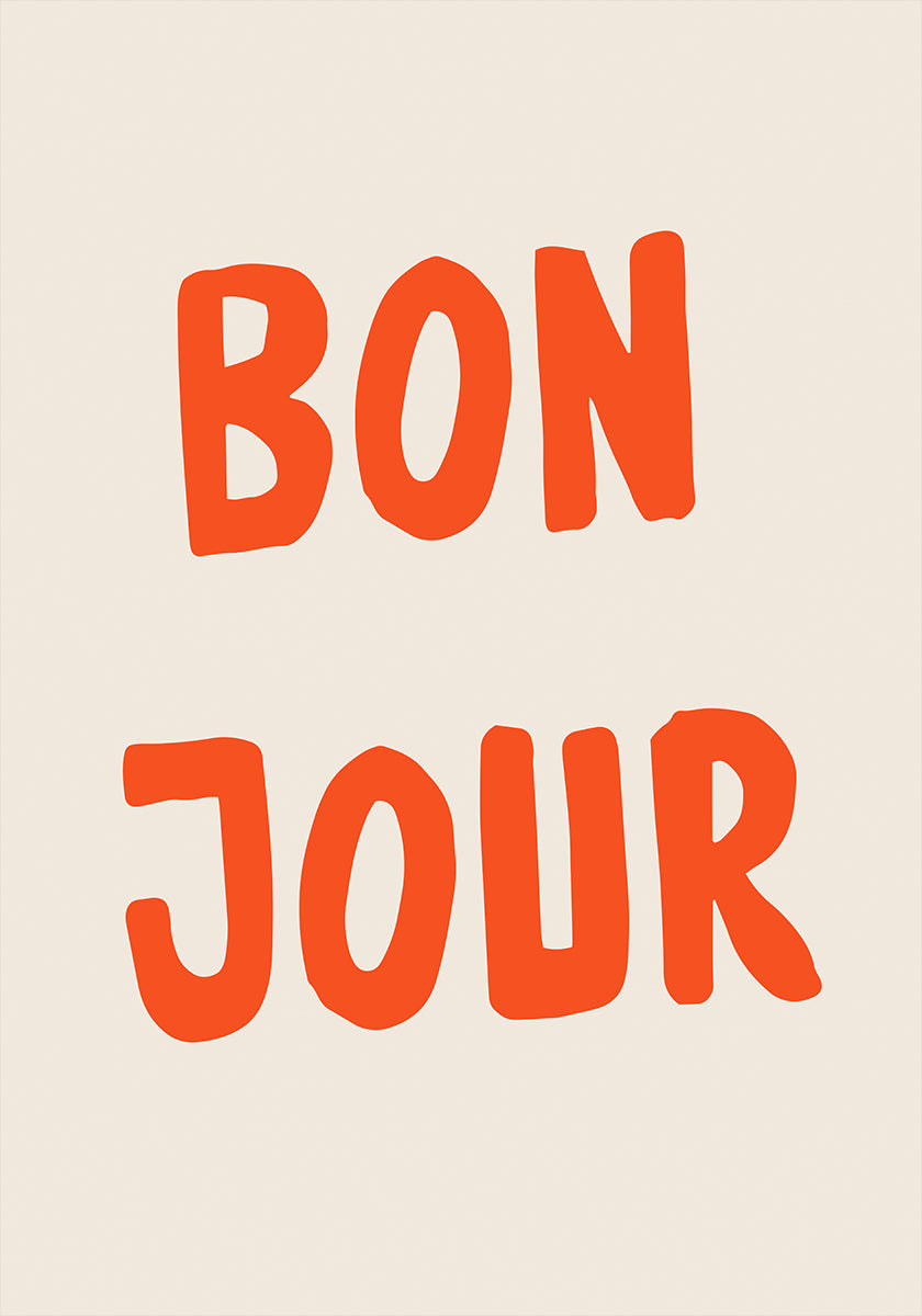 Bon Jour Poster