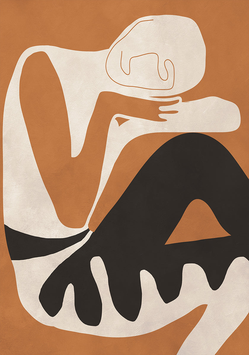 Abstract Art Figure Poster