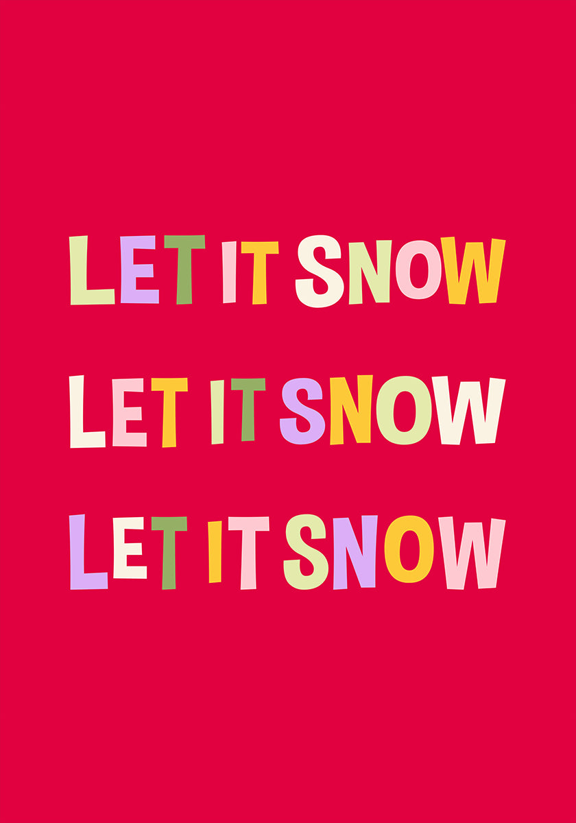 Let It Snow No.1 Poster