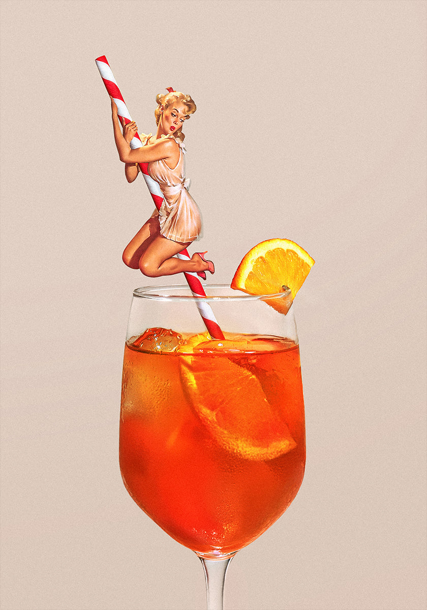 Retro Spritz Poster