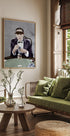 Gambler at Card Table Vintage Plakat - Posterbox.no