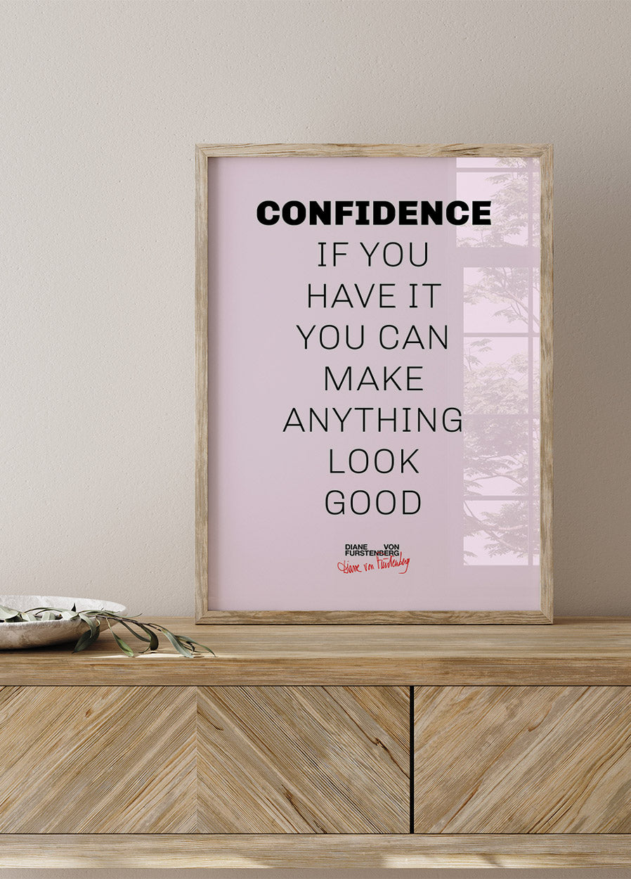 Confidence Quote Poster