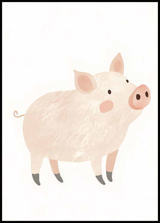 Soft Pig Poster