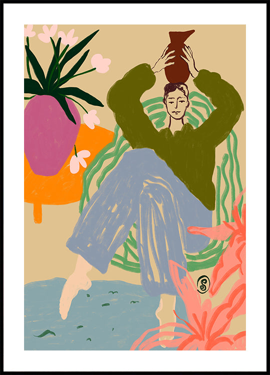 Woman With Vessel
