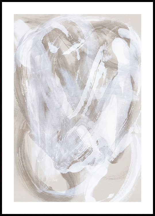 Abstract Brush Strokes 146 Poster