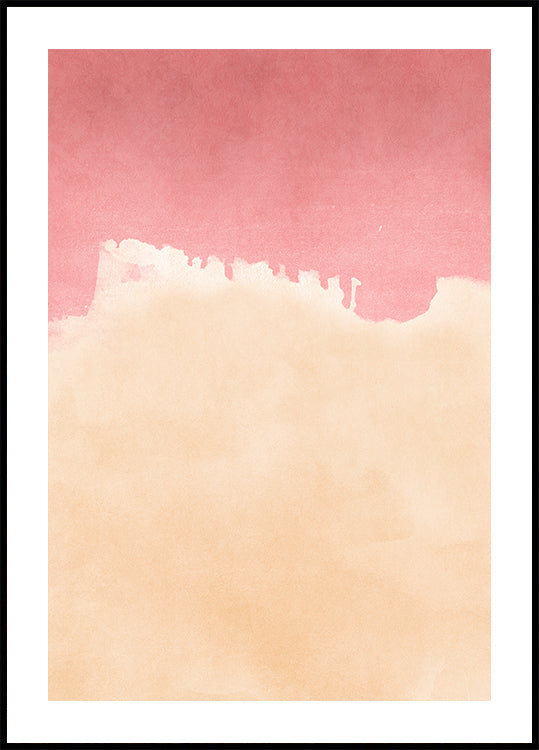 PEACHY PINK SKIES Poster