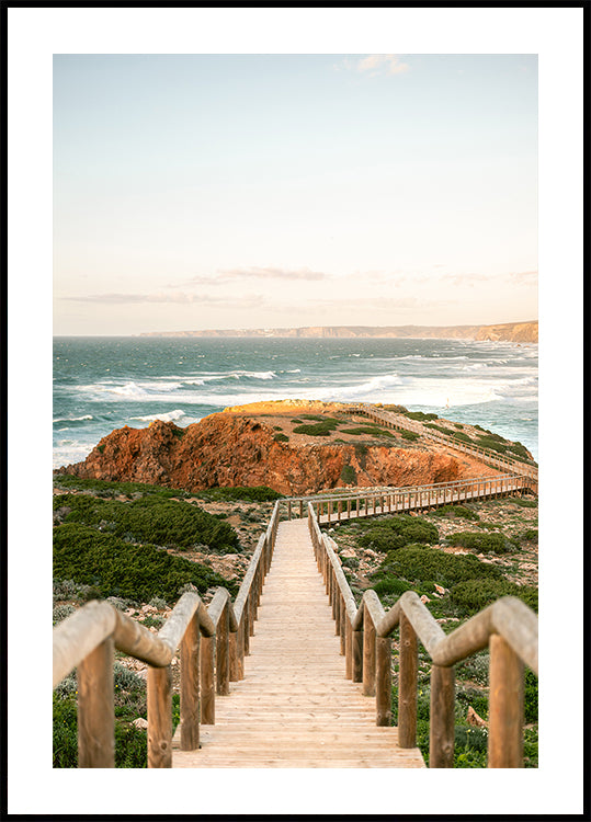 Walkway into the Algarve Poster