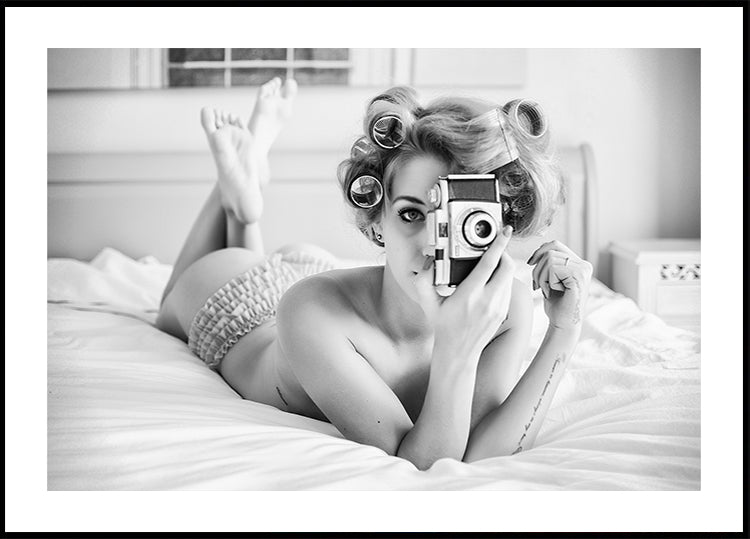 A chick, a click, and a curl Poster