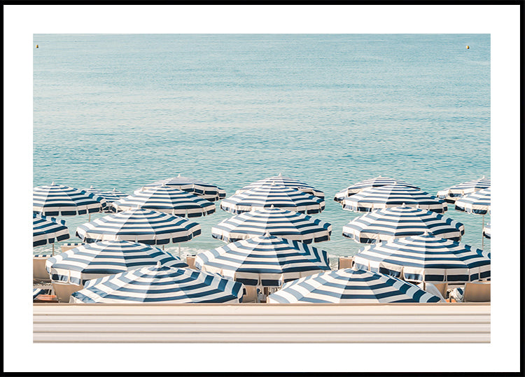 Striped Beach Umbrellas