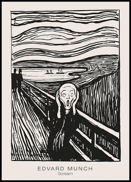 Scream, Edvard Munch Poster