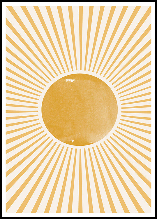 Radiant Dawn Burst Poster