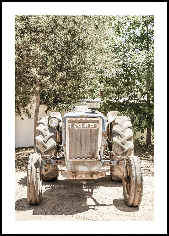 Rugged Tractor Scene