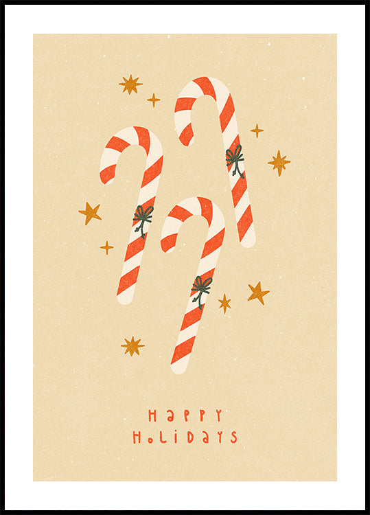 Candy Cane Poster