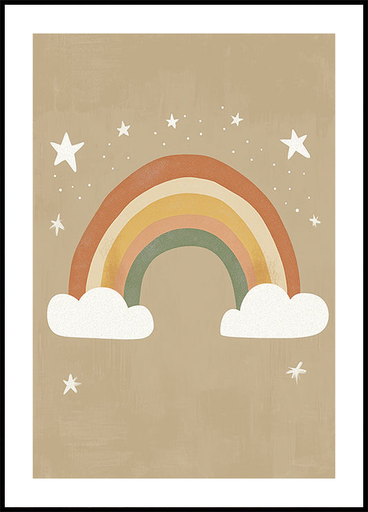 Soft Rainbow Poster