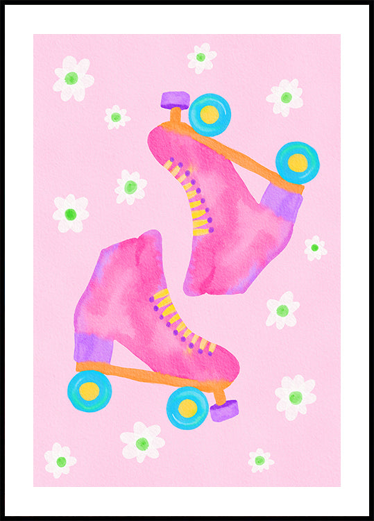Roller Skates Pink