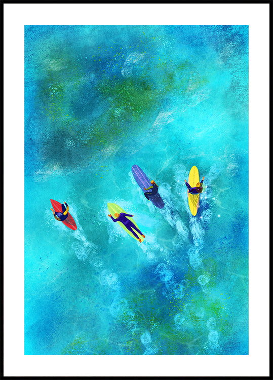 Surfer Dudes  Poster