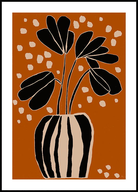 Ochre Still Life No 4 Poster