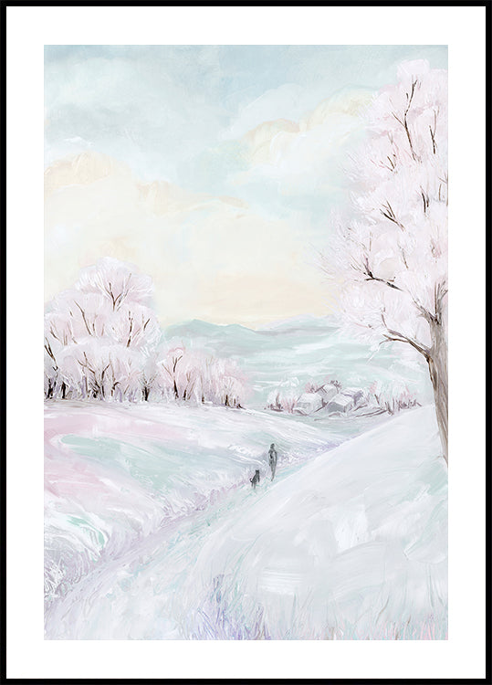 The winter stroll Poster
