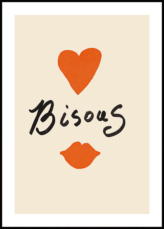 Bisous Poster