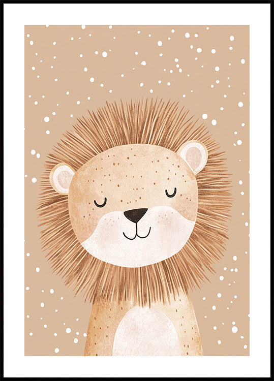 Dreamy Lion Poster