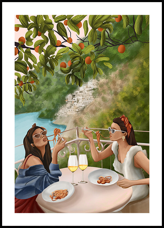 Tasting the Amalfi Breeze Poster