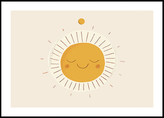 Smiling Sun Poster