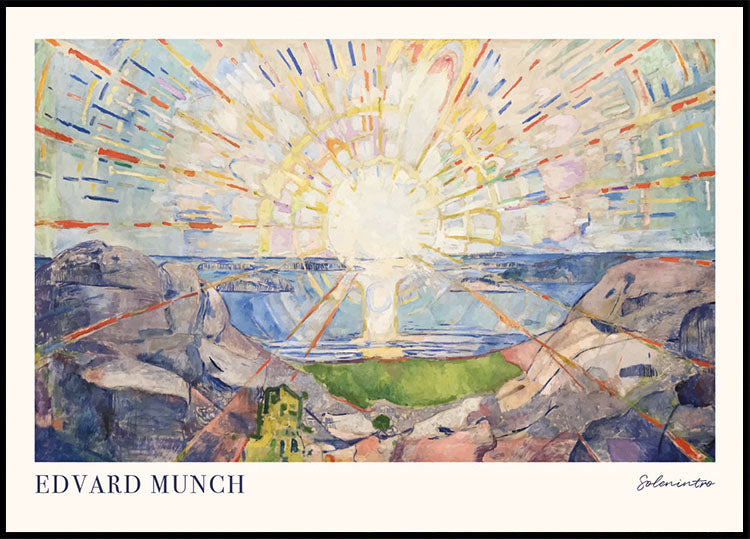 The Sun by Edvard Munch Poster