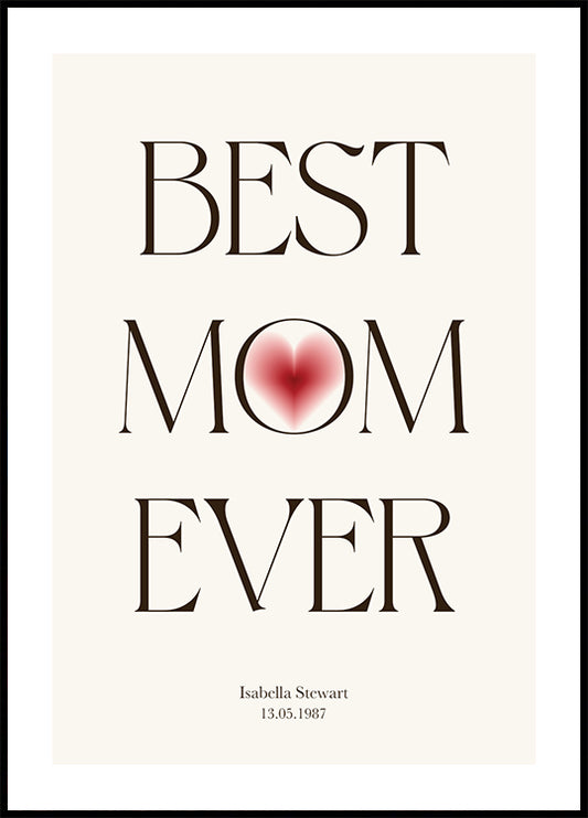 Best Mom Ever Poster