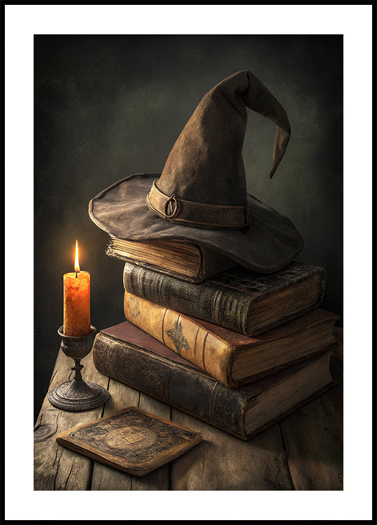 Witchy Spell Books Poster