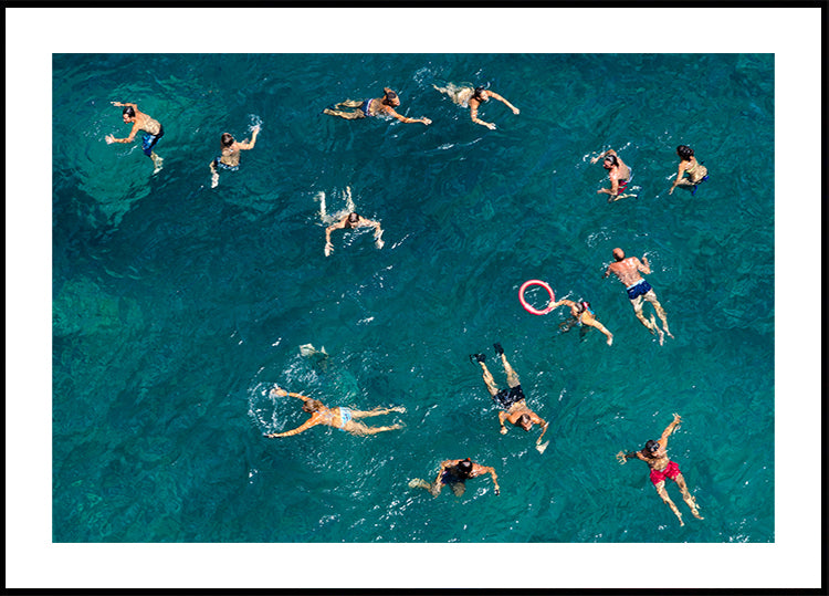 Blue water swim  Poster