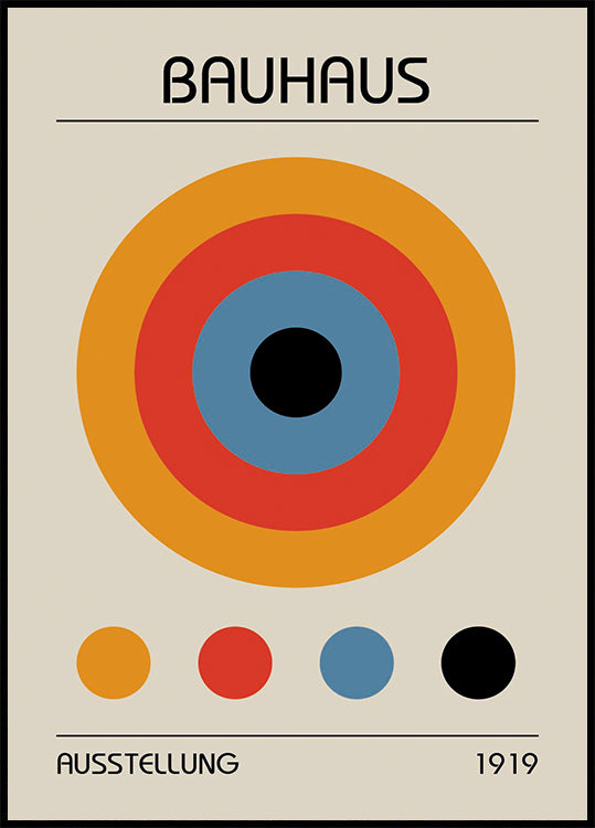 Bauhaus Target Poster