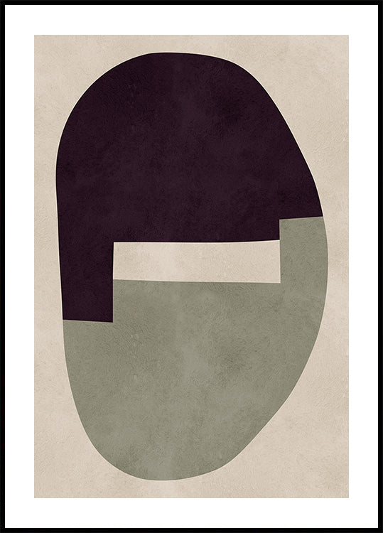 Modern organic art 9 Poster