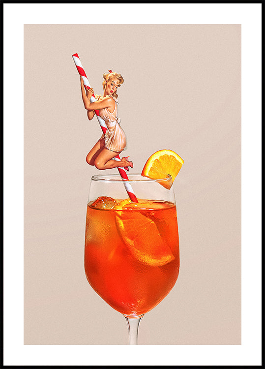 Retro Spritz Poster
