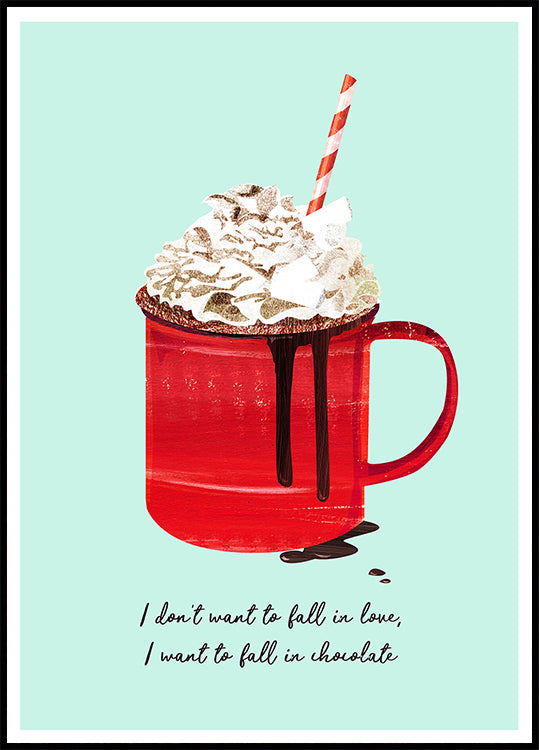 Fall In Chocolate Poster