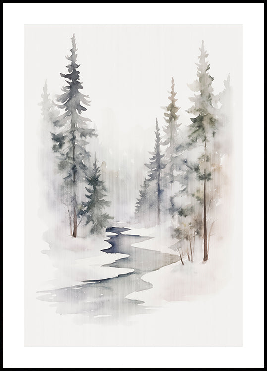 Winterly Silence Poster