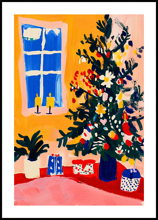 Festive Cozy Corner Poster