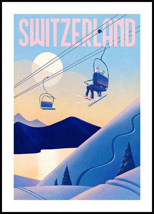 Ski Switzerland Poster